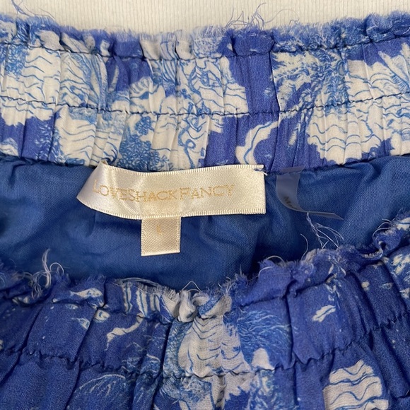 Love shack fancy, Abrialle skirt salty sea size large - Picture 4 of 4